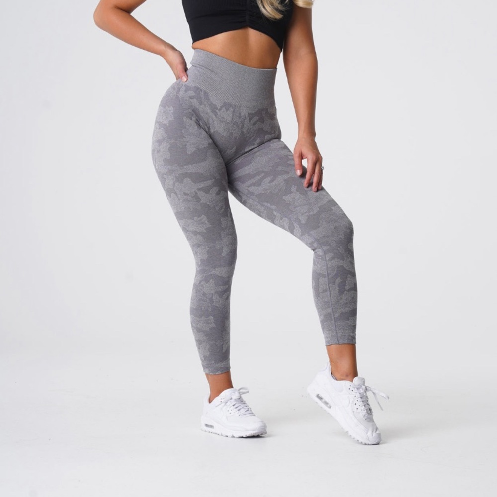 Grey Camp Seamless Leggings